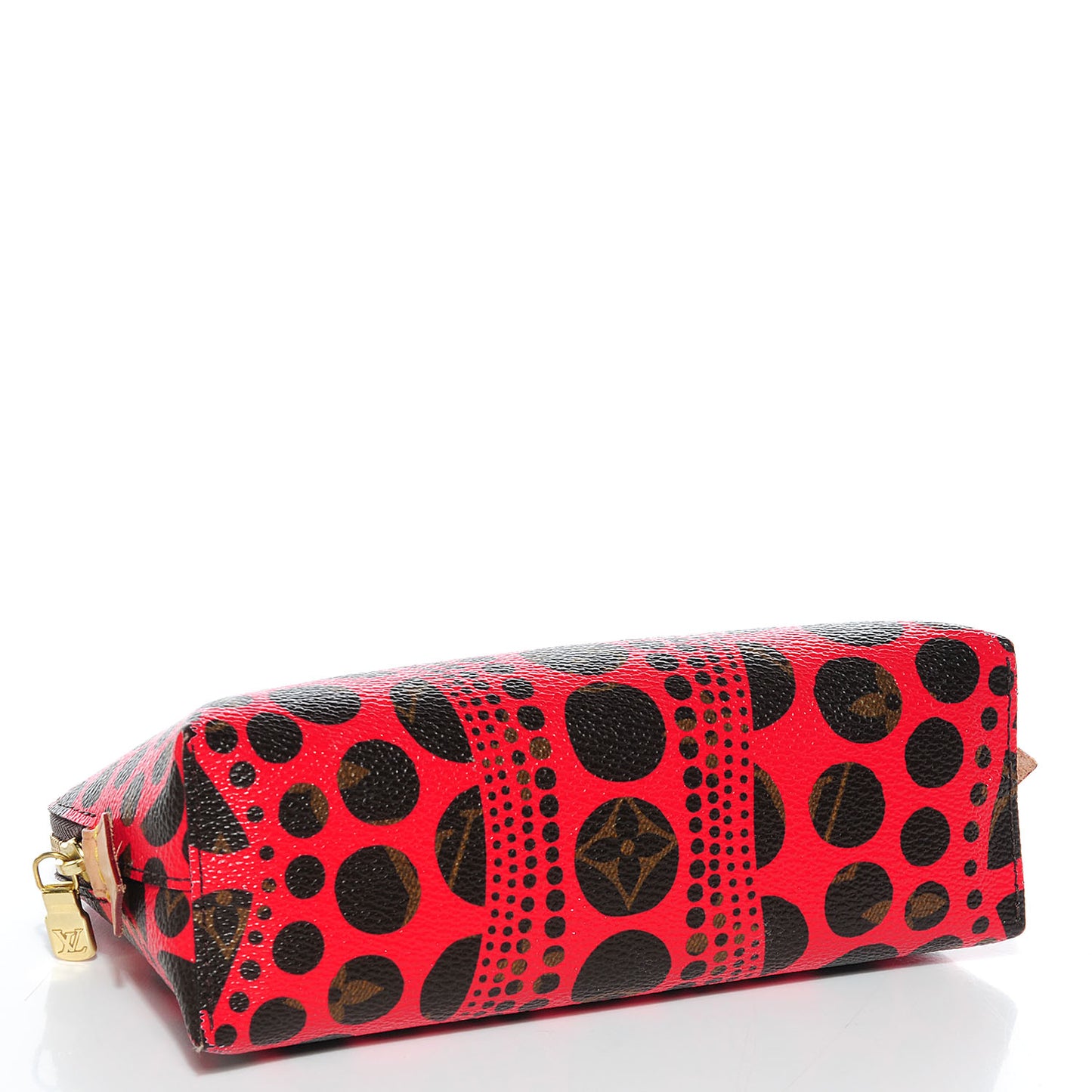 Monogram Kusama Pumpkin Dots Cosmetic Pouch Red