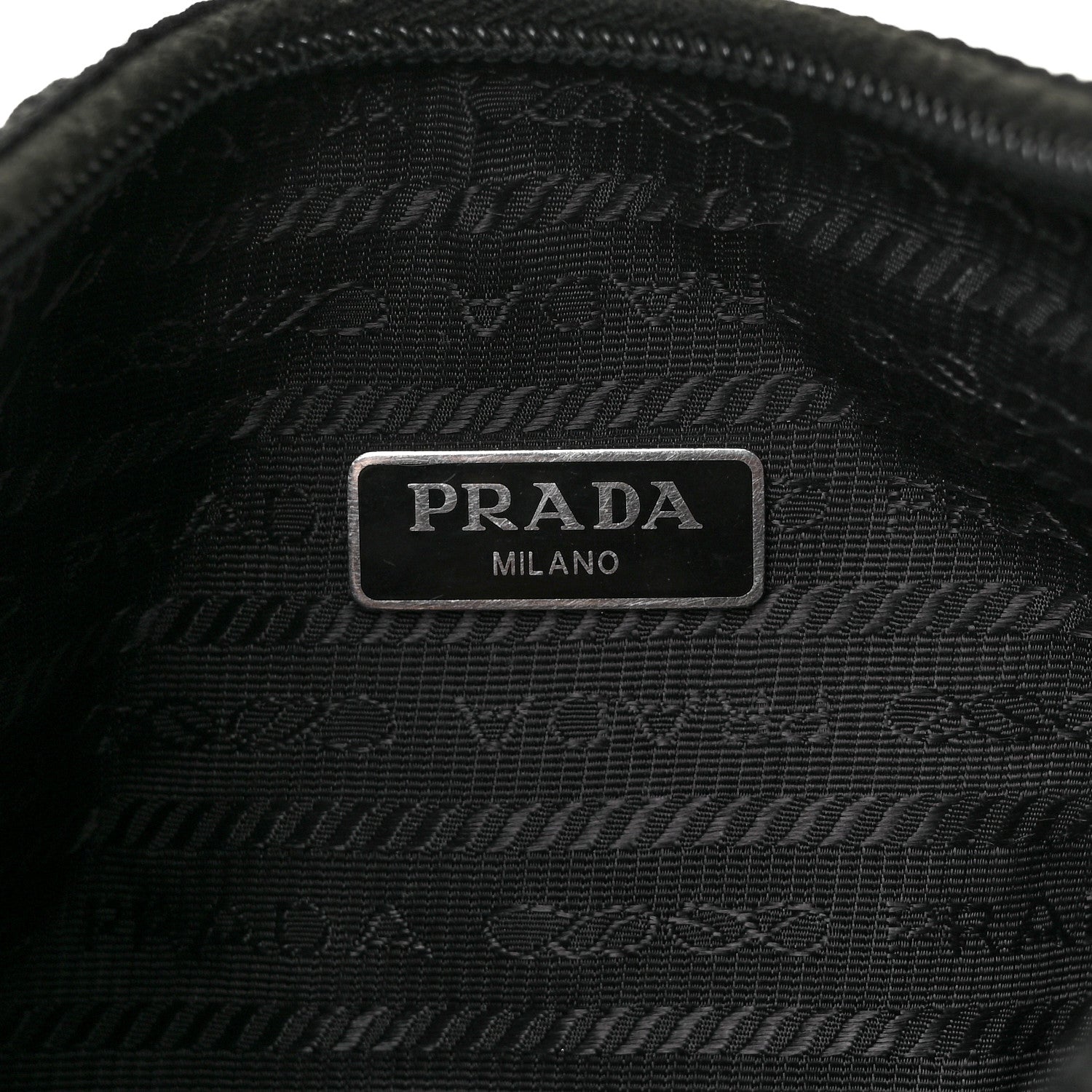 Prada Tessuto Nylon Mini Re-Edition 2000 Bag Black 6 of 8