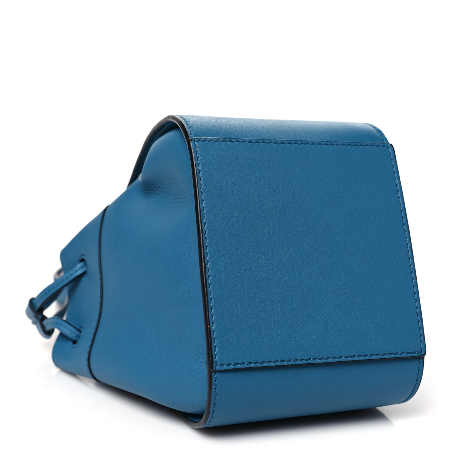 X SPIRITED AWAY Calfskin Bo Mouse Mini Hammock Shoulder Bag Lagoon Blue