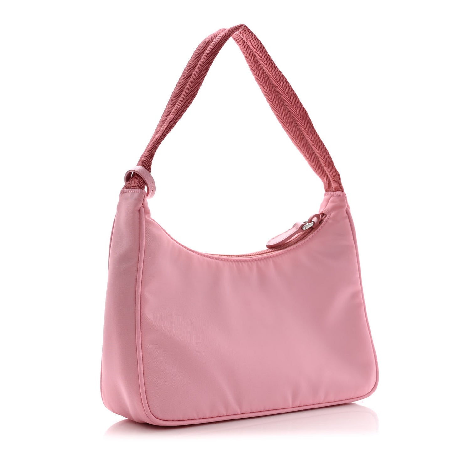 Tessuto Nylon Saffiano Mini Re-Edition 2000 Bag Rosa