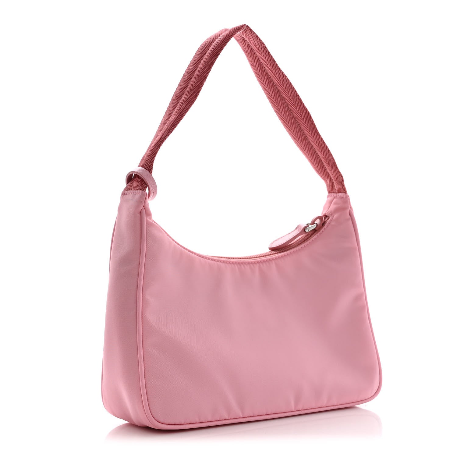 Prada Tessuto Nylon Saffiano Mini Re-Edition 2000 Bag Rosa 3 of 11