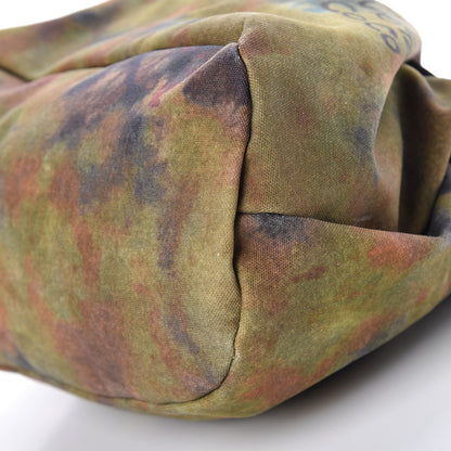 Chanel Washed Toile Graffiti On The Pavements Bowler Khaki Multicolor 12 of 12