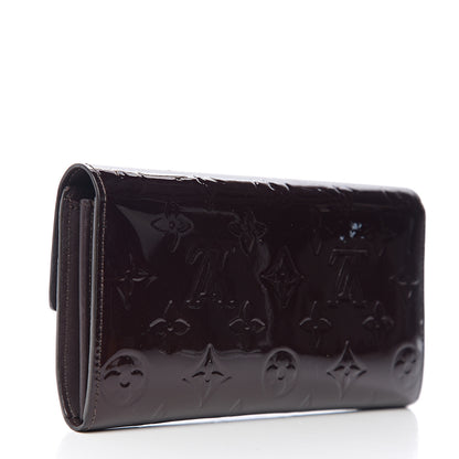 Louis Vuitton Vernis Sarah Wallet Amarante 2 of 7