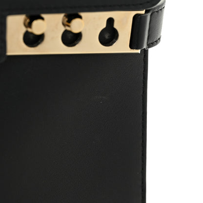 Delvaux Calfskin MM Tempete Satchel Black 18 of 22