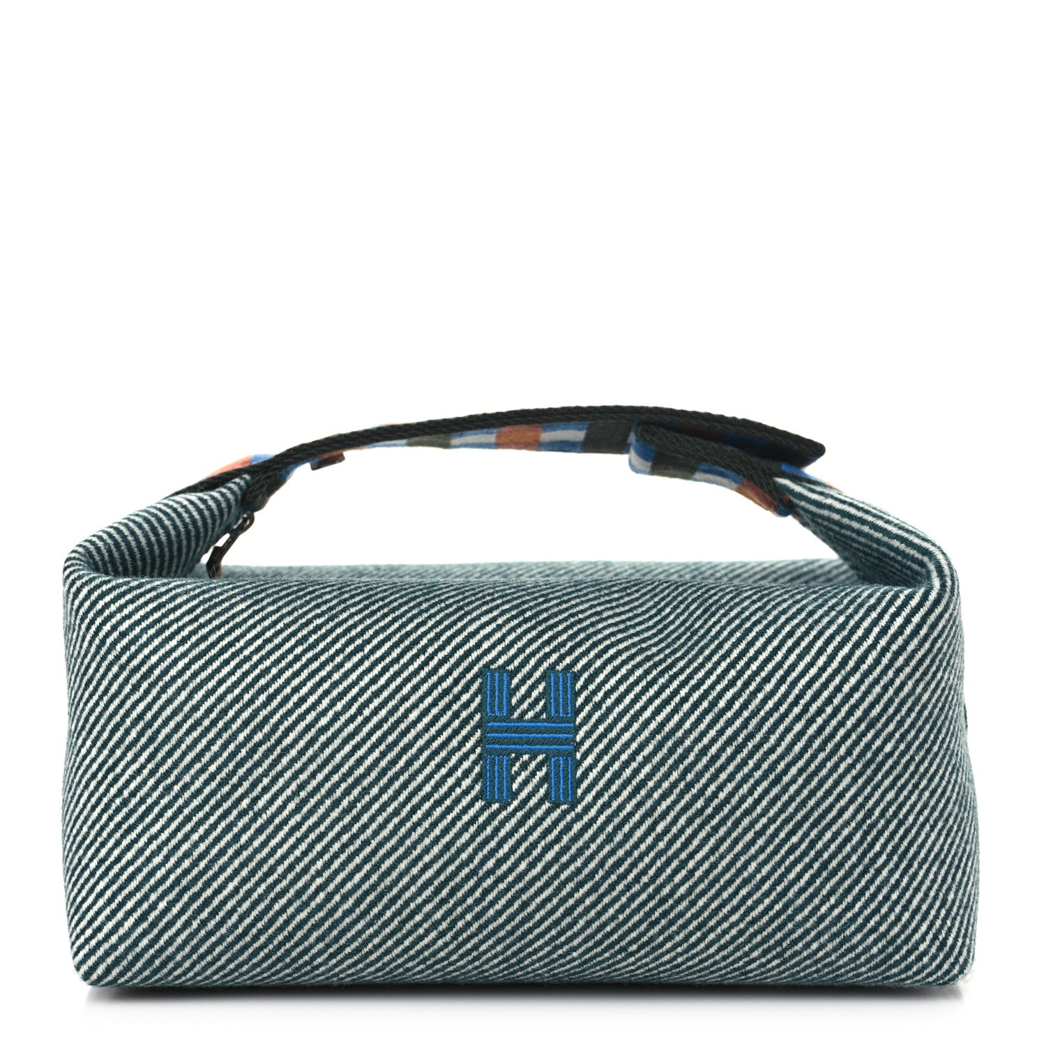 Hermes Wool Small Bride-A-Brac H Natte Pouch Vert Foret 1 of 9