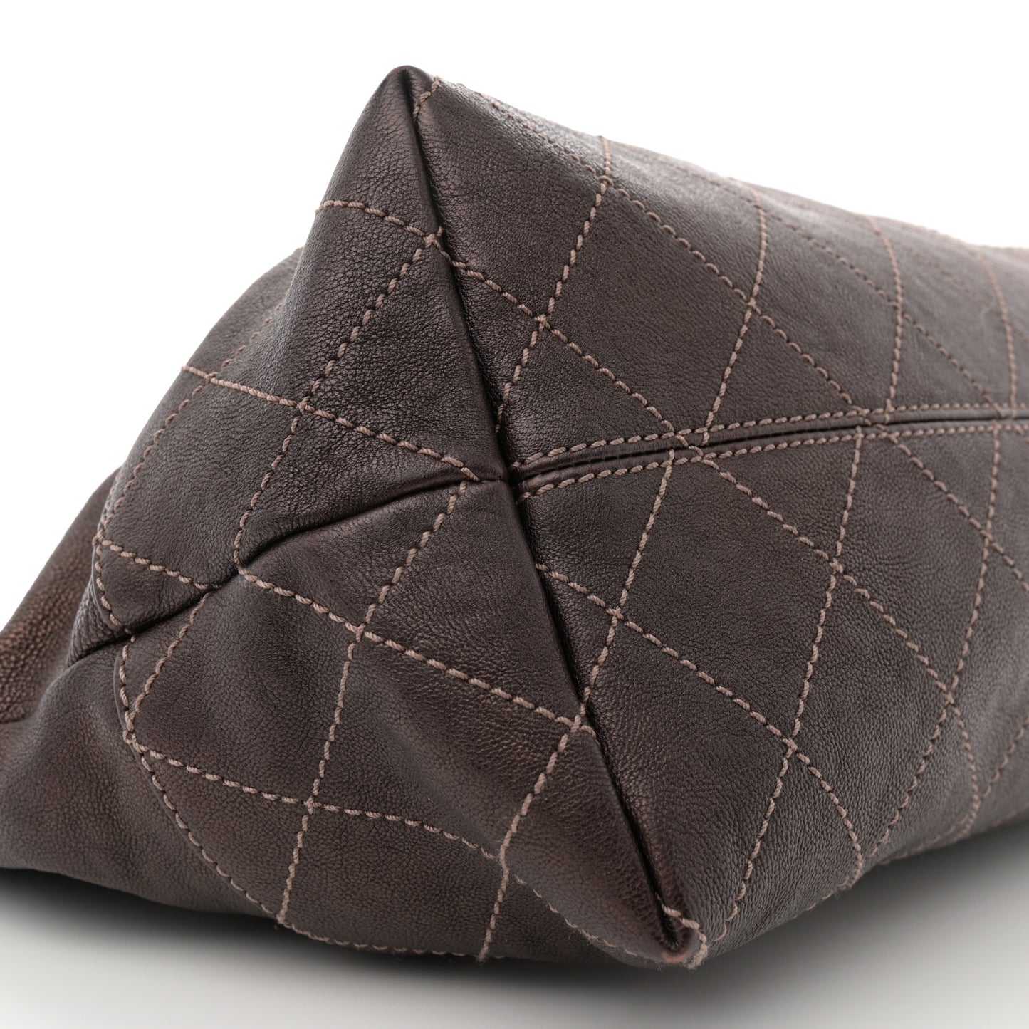 Metallic Calfskin Baby Coco Cabas Bronze