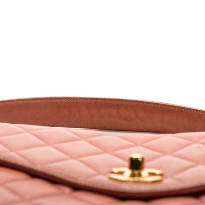 Chanel Lambskin Quilted Envelope Single Flap Pink 13 of 13