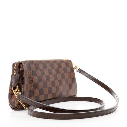 Louis Vuitton Damier Ebene Eva Clutch 3 of 9