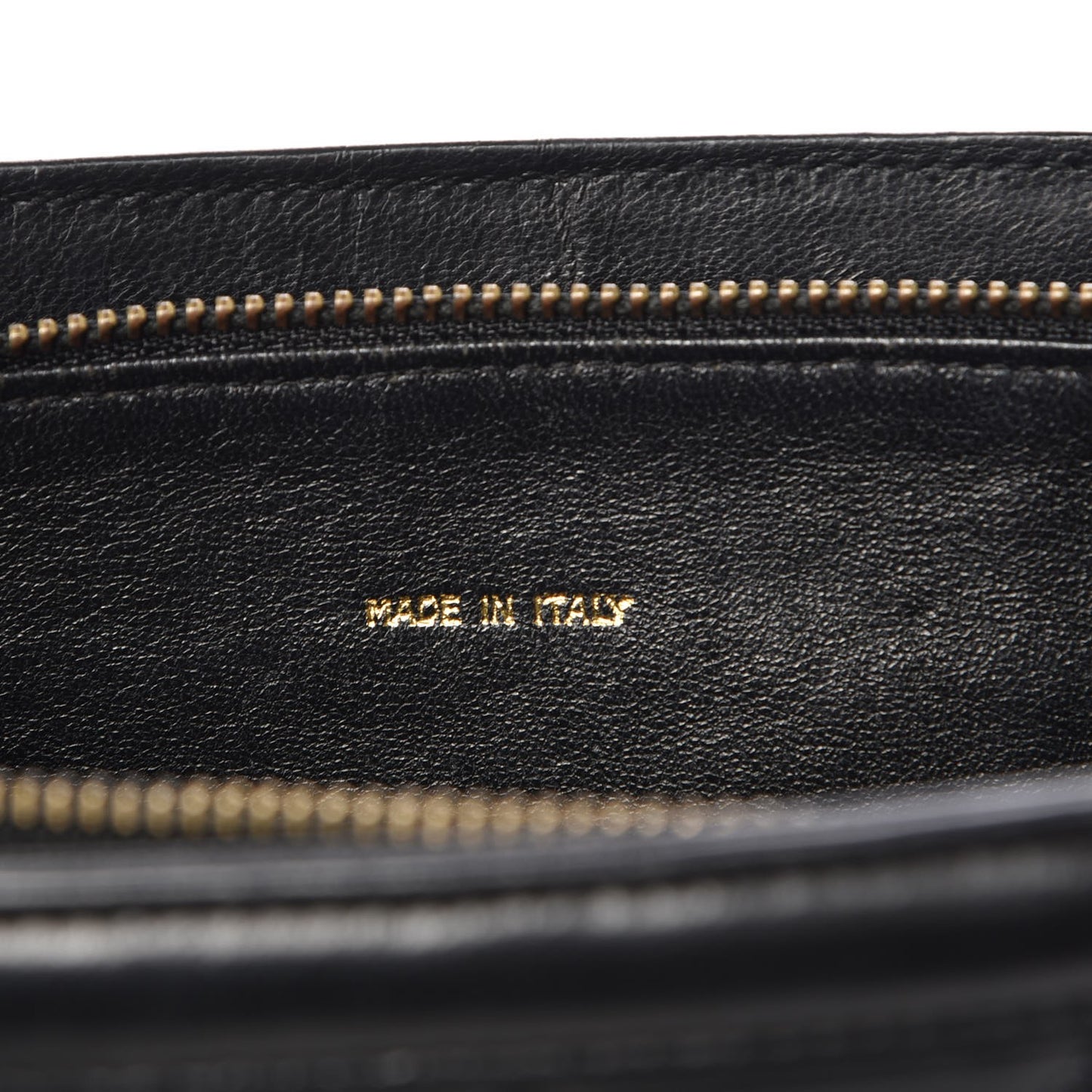 Lambskin Quilted Tassel Bag Black