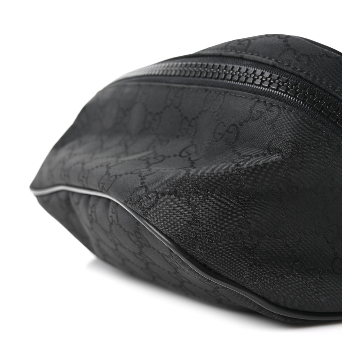Gucci Nylon Monogram Fanny Pack Belt Bag Black 10 of 10