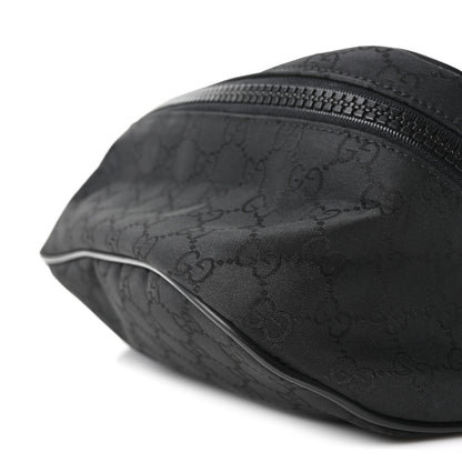 Gucci Nylon Monogram Fanny Pack Belt Bag Black 10 of 10