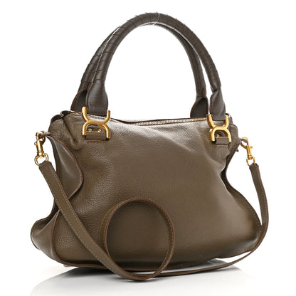 Chloe Calfskin Medium Marcie Satchel Anchor Grey 3 of 12