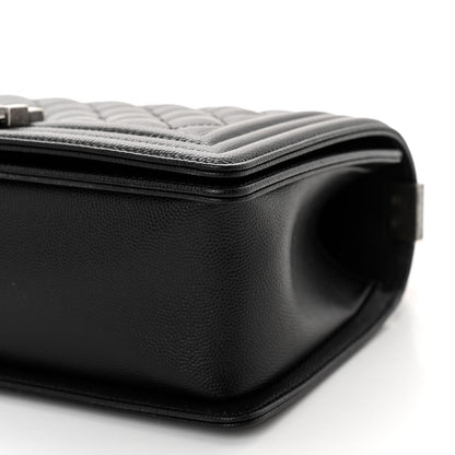 Chanel Caviar Quilted Medium Boy Flap Black 10 of 10