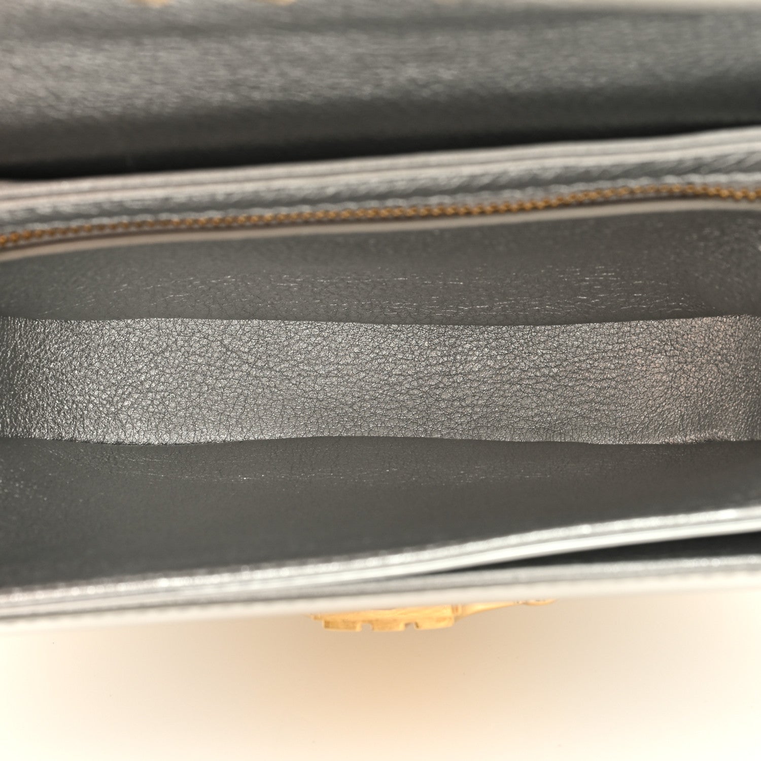 Celine Mirror Calfskin Teen Besace Chain Triomphe Silver 5 of 9