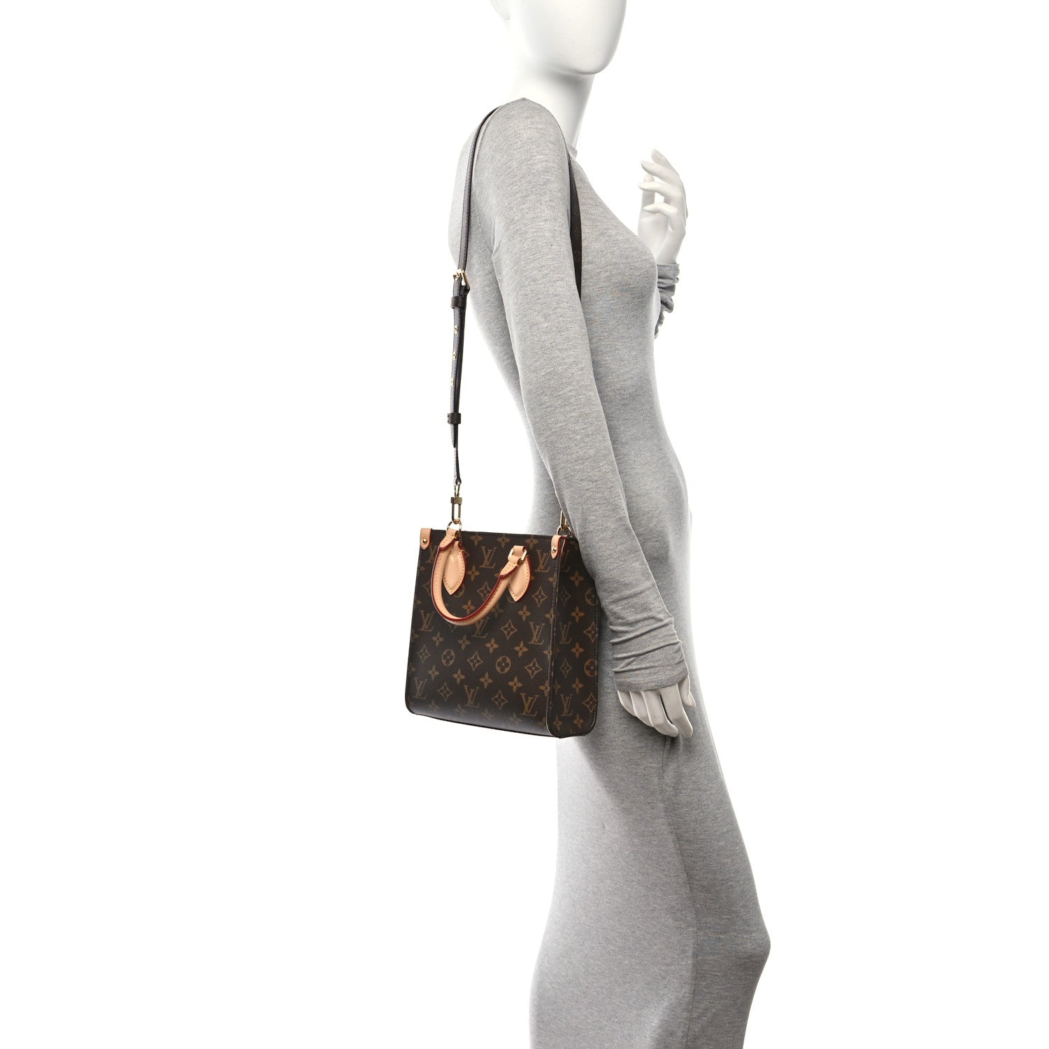 Louis Vuitton Monogram Sac Plat BB 2 of 9