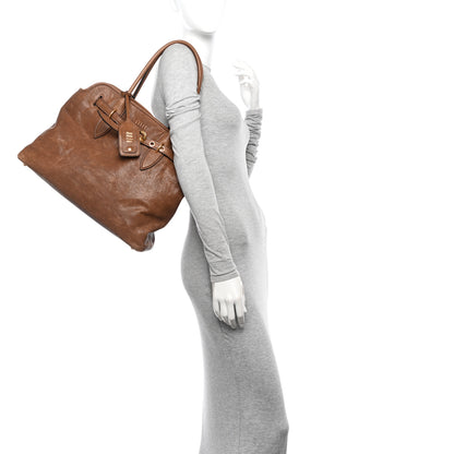 Miu Miu Nappa Aviator Medium Aventure Bag Rovere 2 of 12