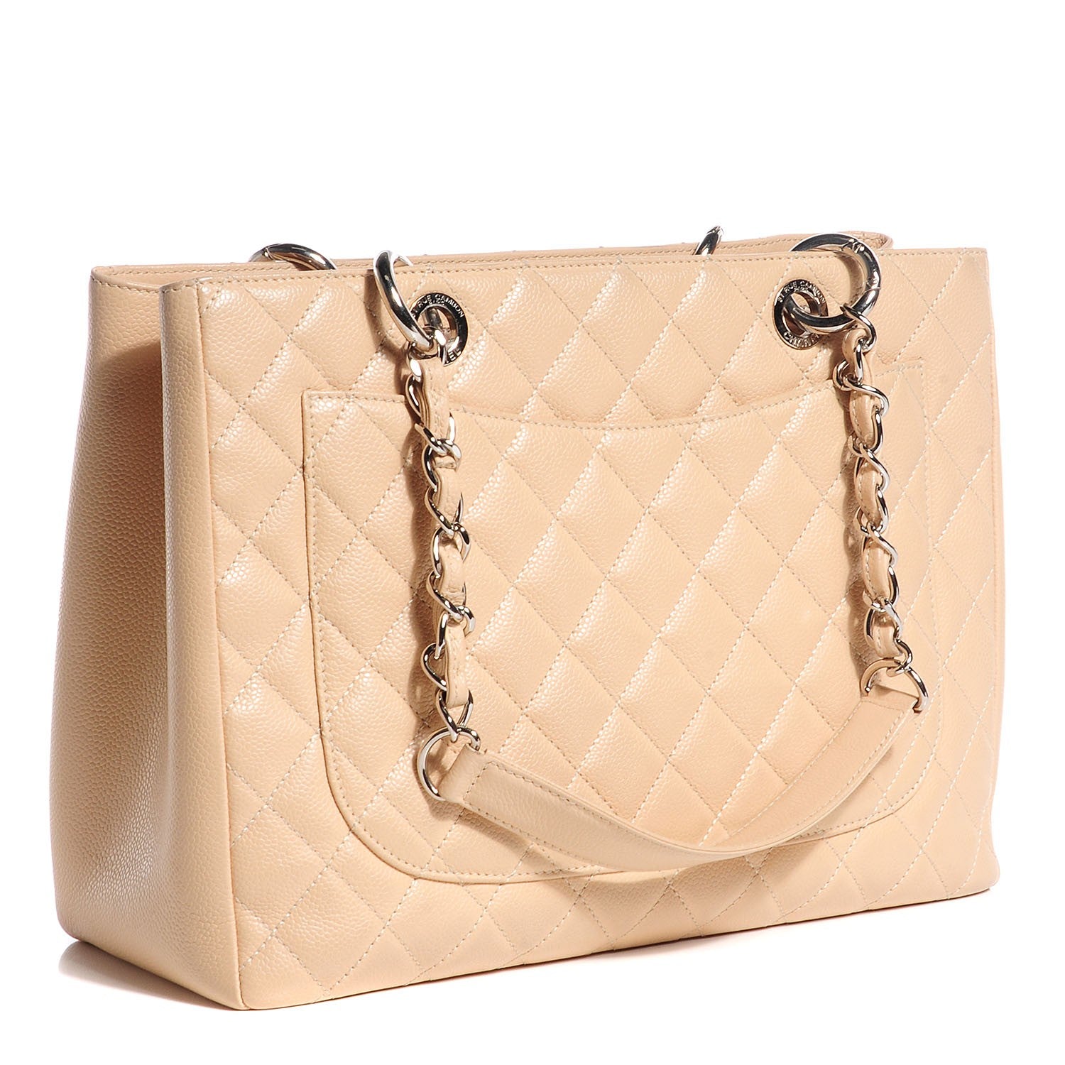 Chanel Caviar Grand Shopping Tote GST Beige Clair 3 of 7