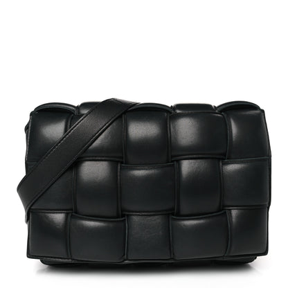 Bottega Veneta Nappa Maxi Intreccio Padded Cassette Crossbody Bag Black 1 of 15