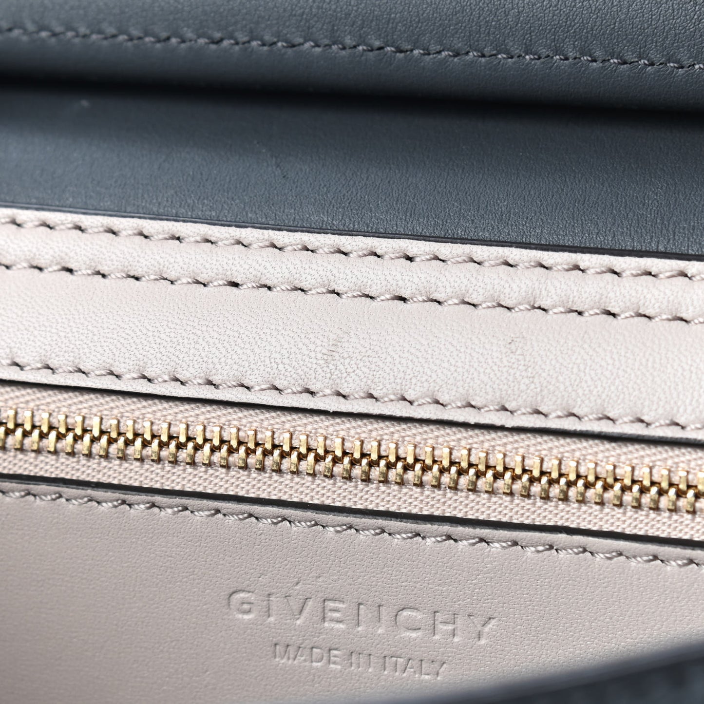 Calfskin Small Mystic Shoulder Bag Storm Grey