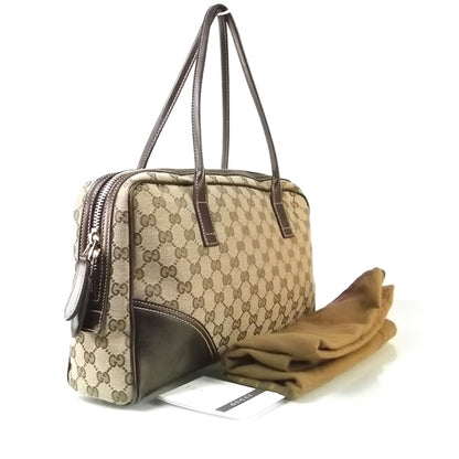 Gucci Monogram New Britt Medium Boston 2 of 8