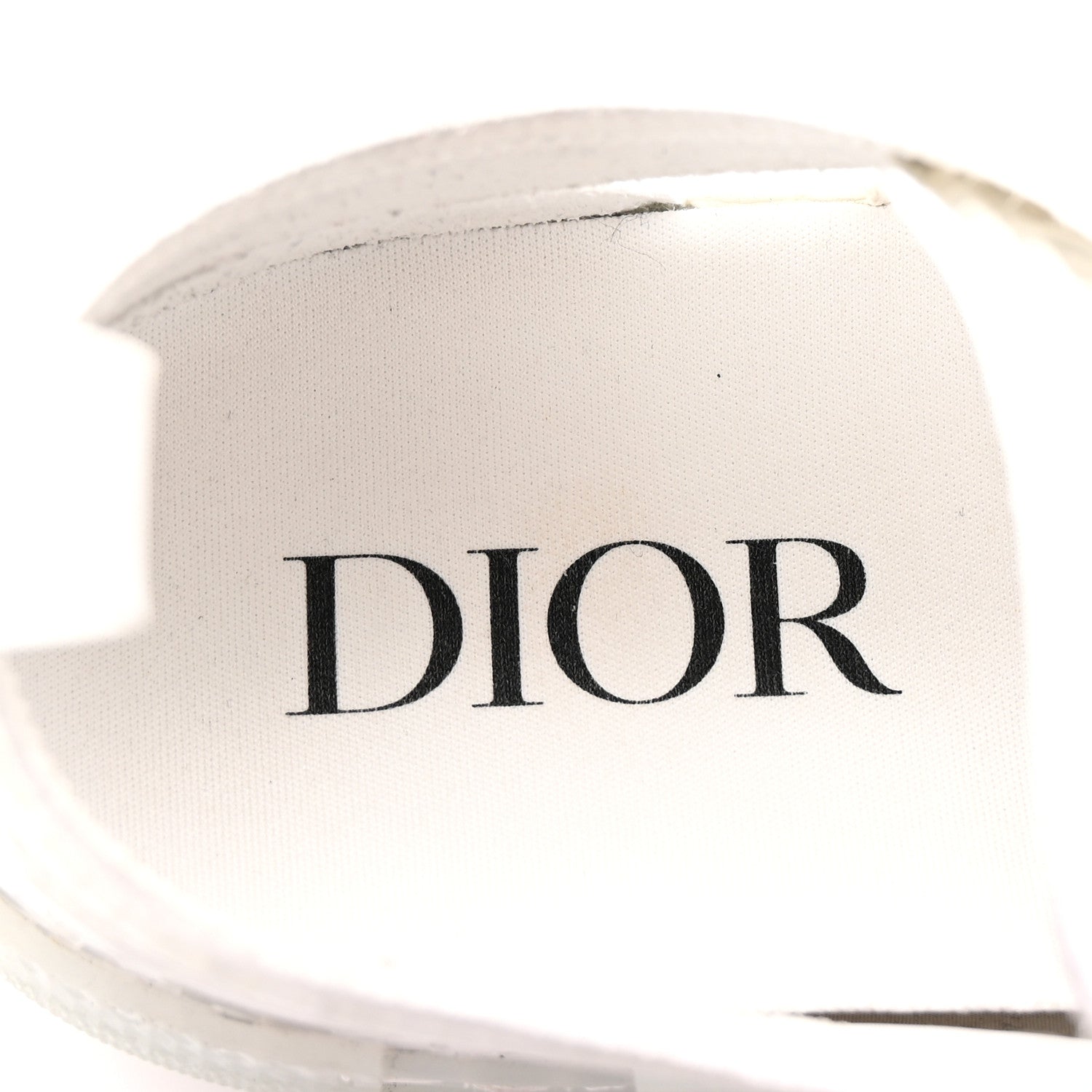 Christian Dior PVC Oblique Embossed Womens B23 Low Top Sneakers 37 White 8 of 10