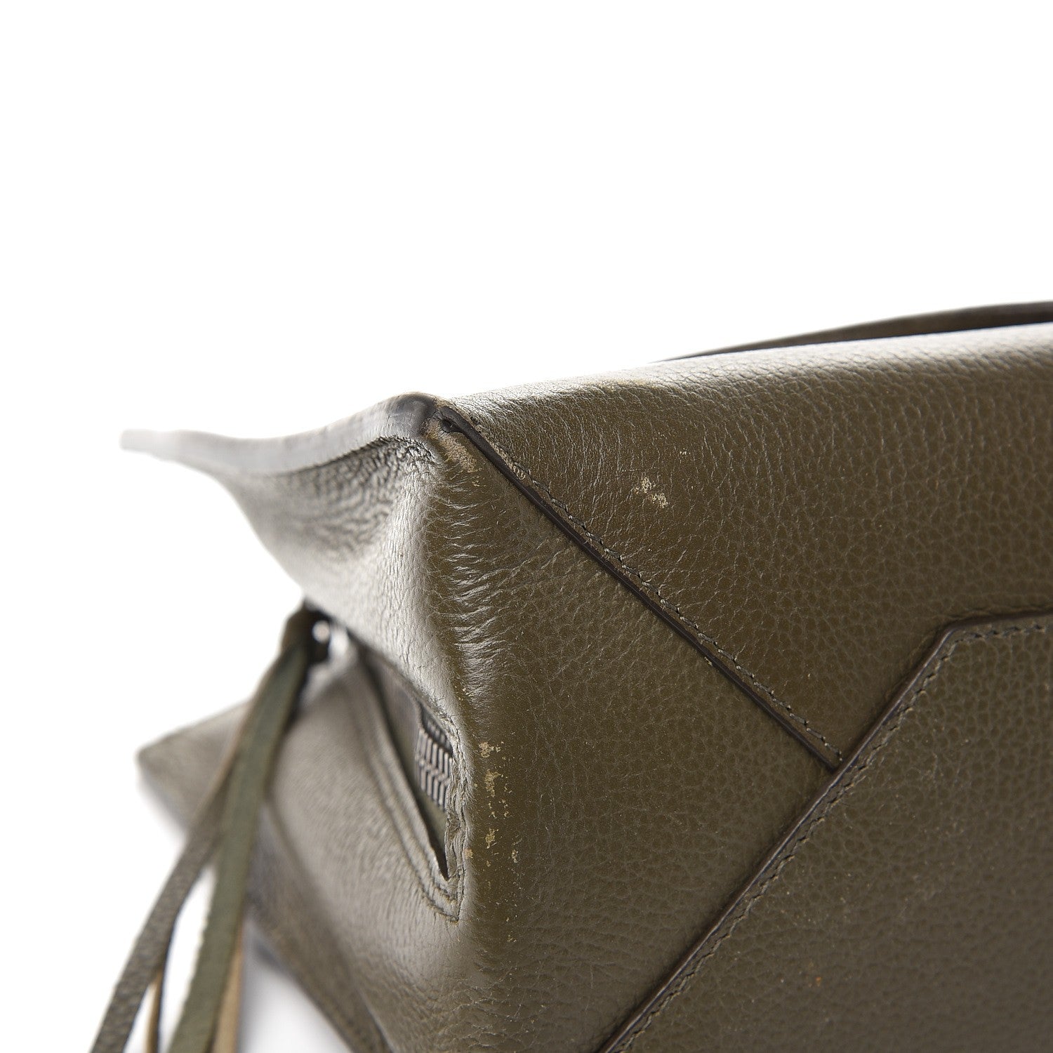 Balenciaga Veau Papier A6 Zip Around Tote Green 15 of 16