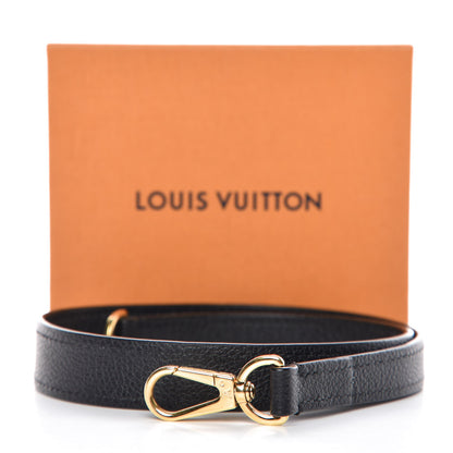 Louis Vuitton Calfskin Bagatelle Shoulder Strap Black 5 of 5