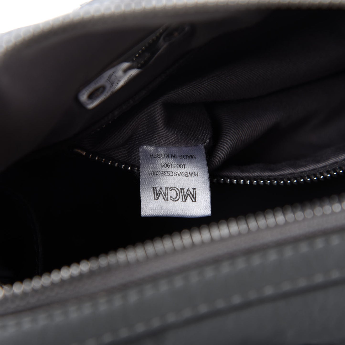 Calfskin Ottomar Monogram Essential Boston Bag Grey