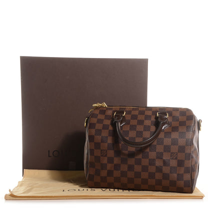 Louis Vuitton Damier Ebene Speedy Bandouliere 25 9 of 9