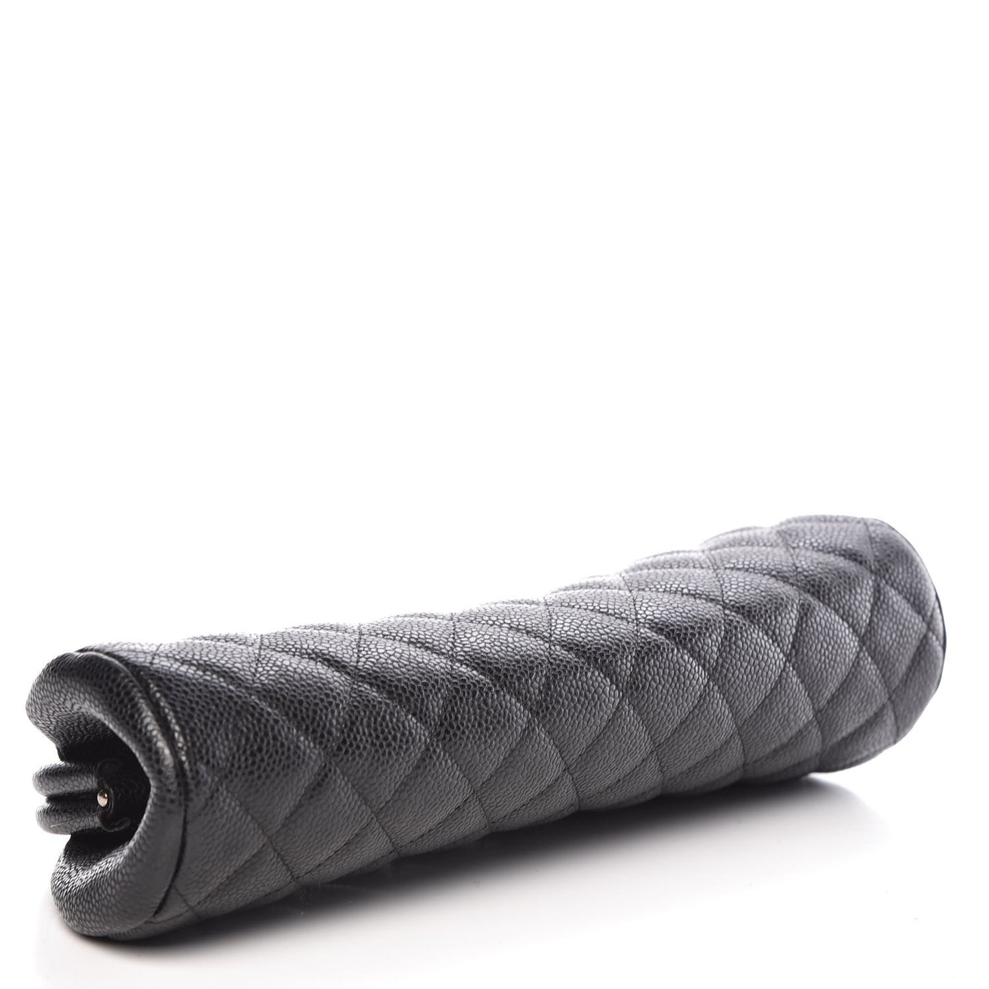 Caviar Quilted Timeless Clutch Black