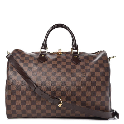 Louis Vuitton Damier Ebene Speedy Bandouliere 35 1 of 9