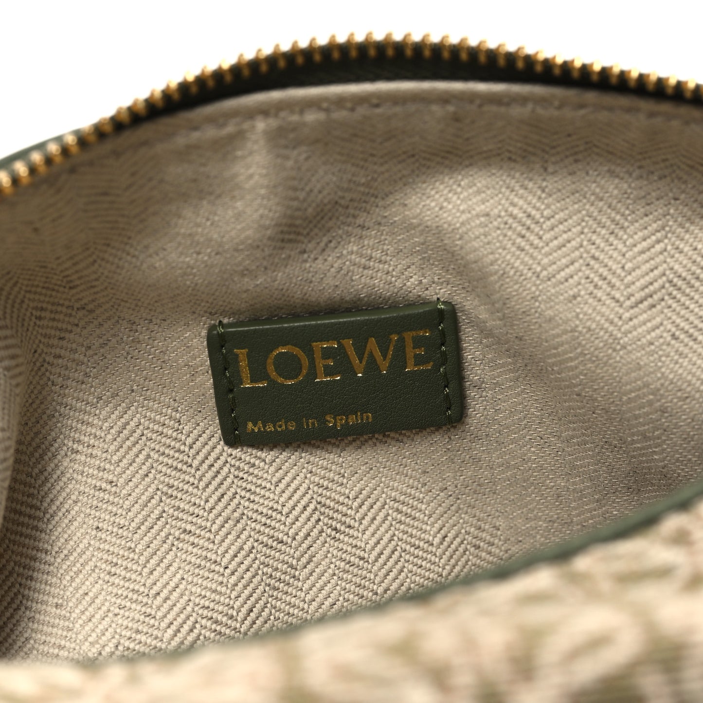 Jacquard Anagram Calfskin Small Cubi Bag Avocado Green