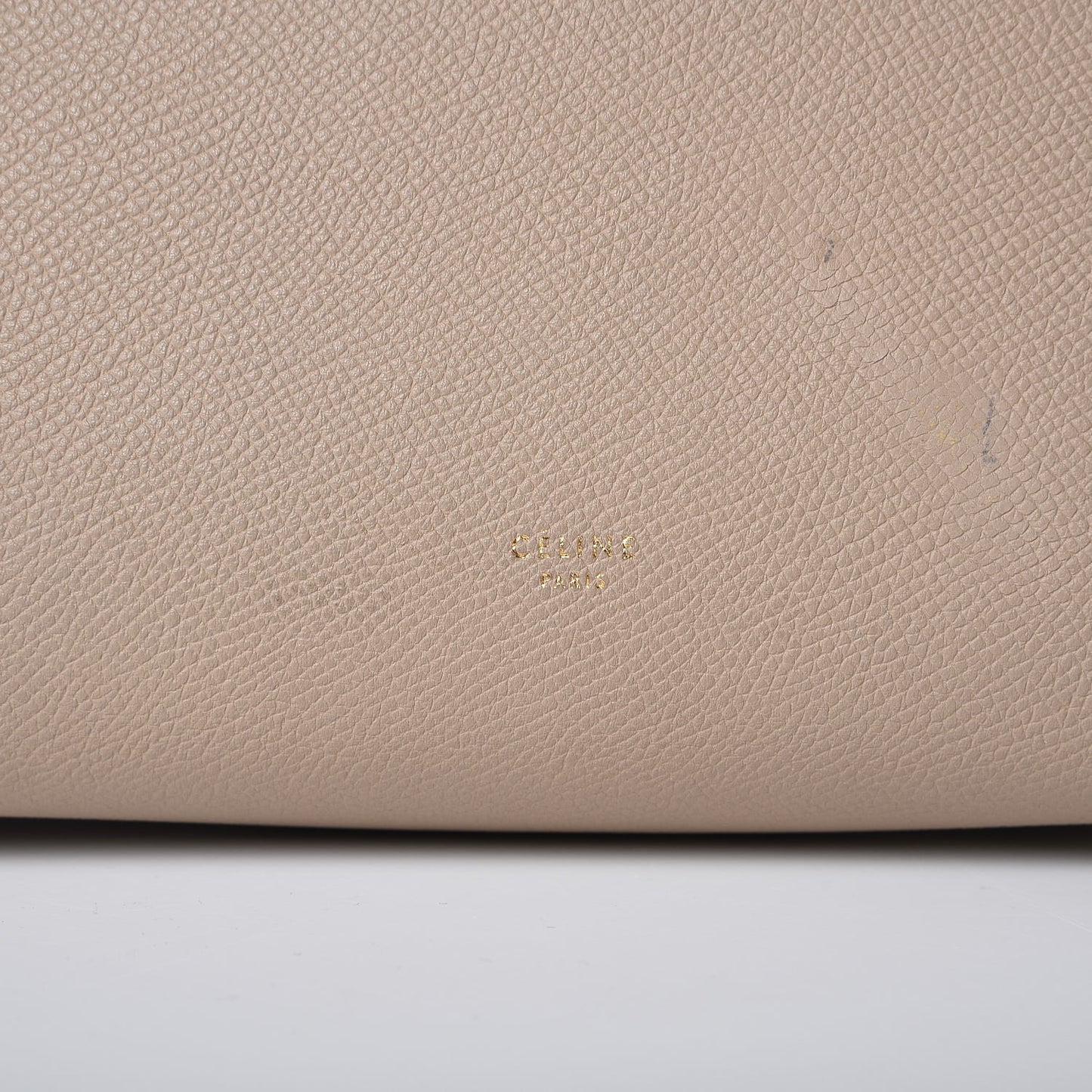 Grained Calfskin Mini Belt Bag Light Taupe