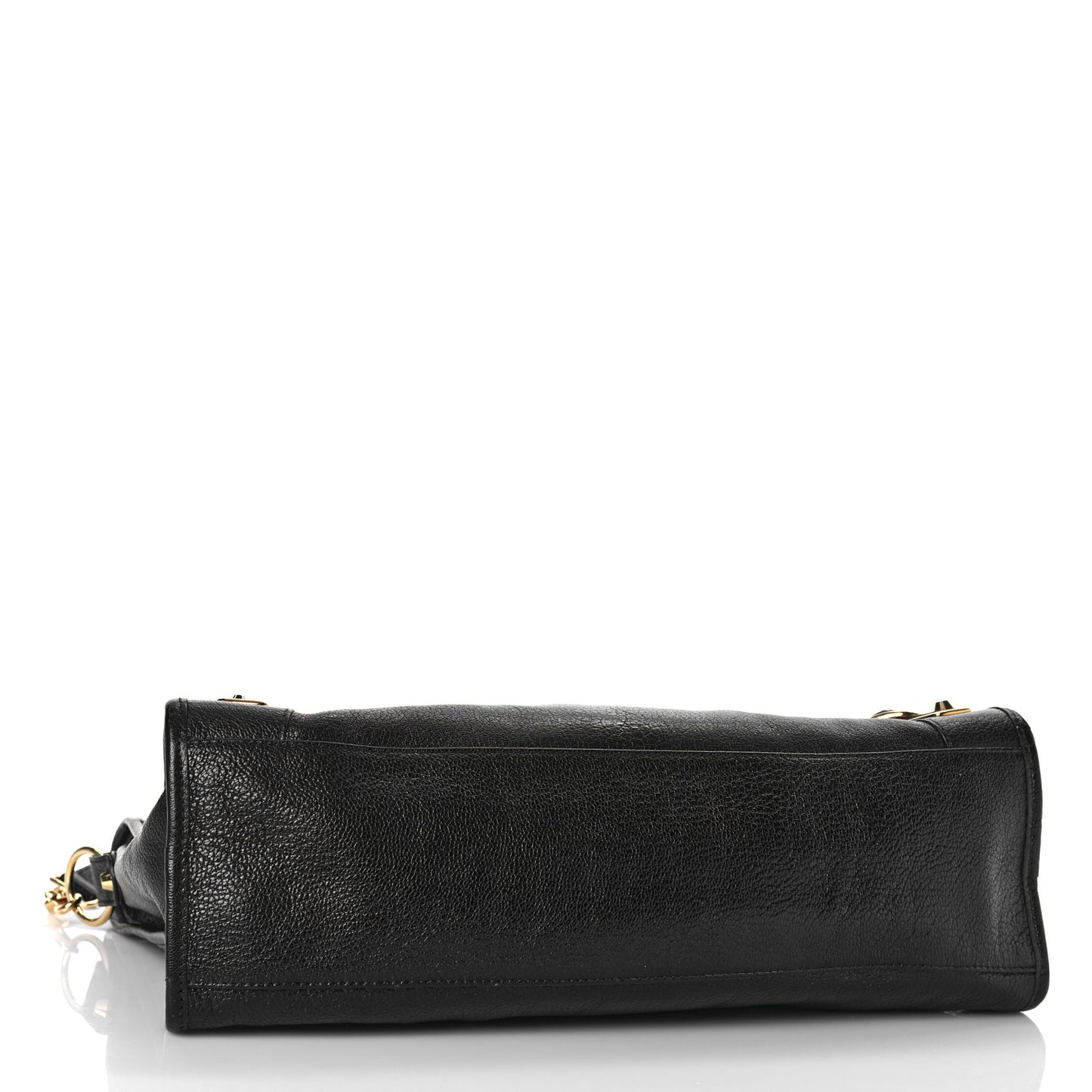 Chevre Gold Metallic Edge Hardware S City Black