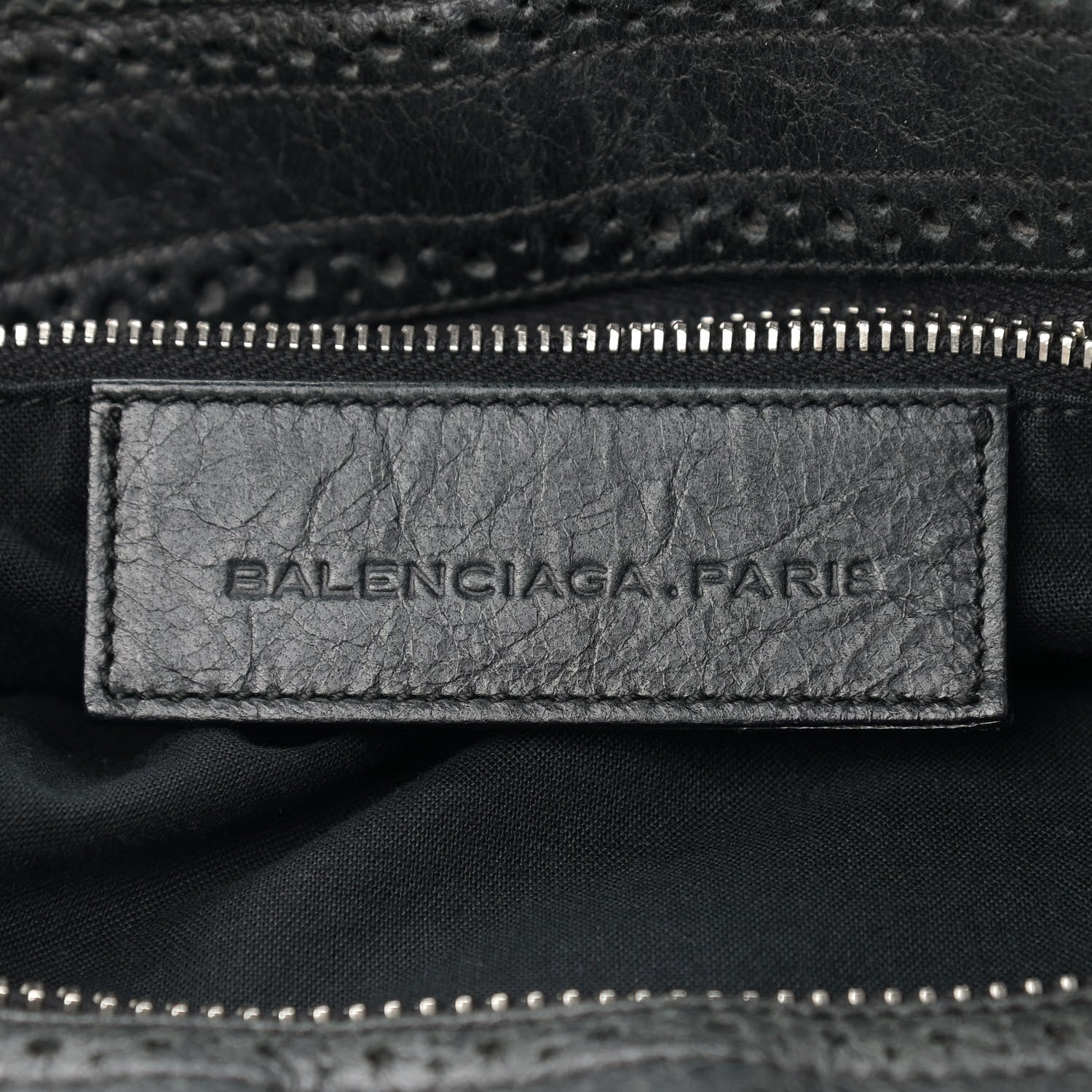 Balenciaga Agneau Giant Brogues Hardware Weekender Black 6 of 16