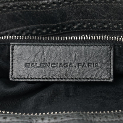 Balenciaga Agneau Giant Brogues Hardware Weekender Black 6 of 16
