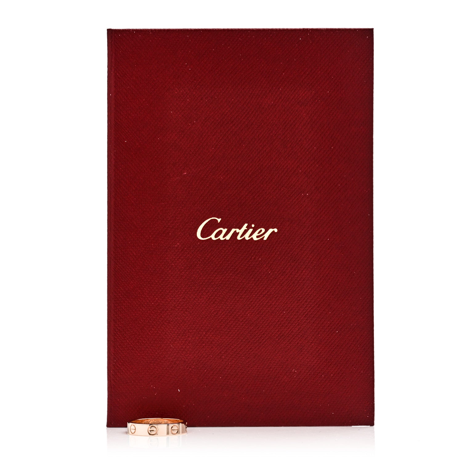 Cartier 18K Pink Gold 3.5mm LOVE Wedding Band Ring 50 5.25 5 of 5