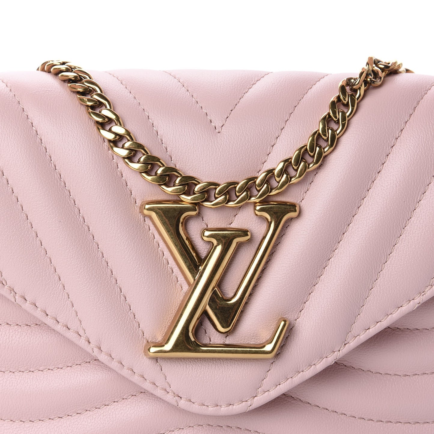 Calfskin New Wave Multi Pochette Rose Ballerine