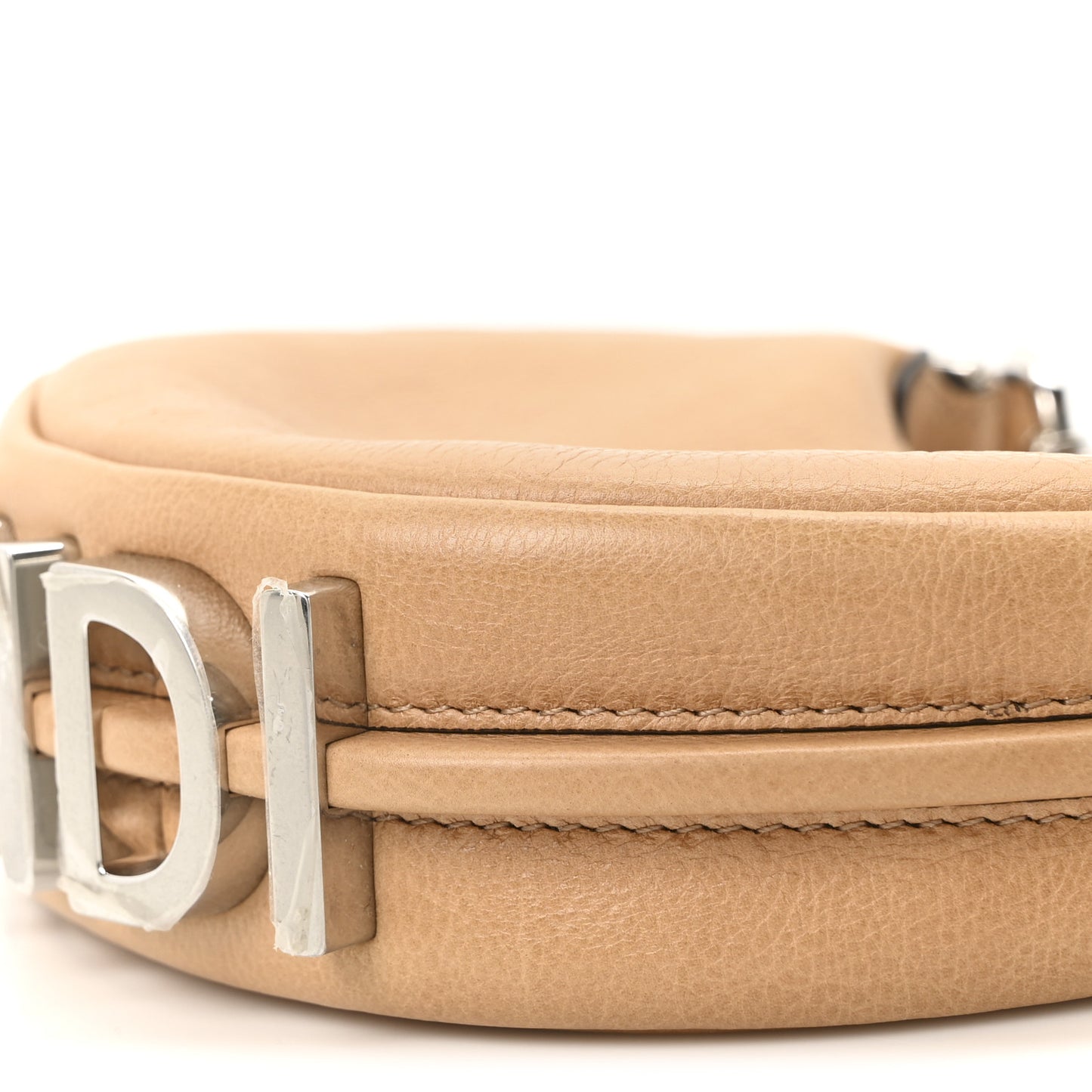 Vitello Grace Nano Fendigraphy Hobo Charm Miele Scuro