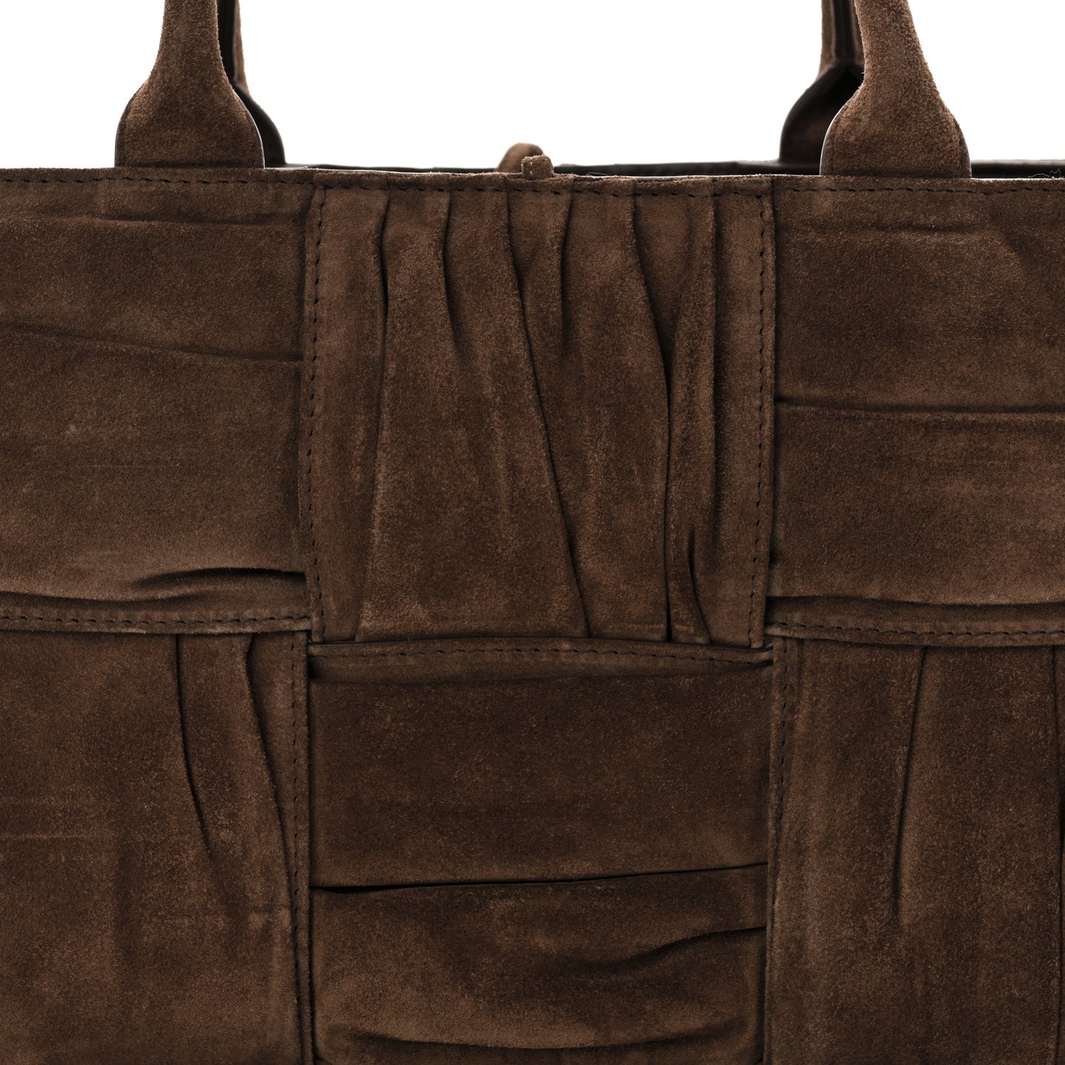 Bottega Veneta Suede Foulard Intrecciato Small Arco Tote Brownie 8 of 11