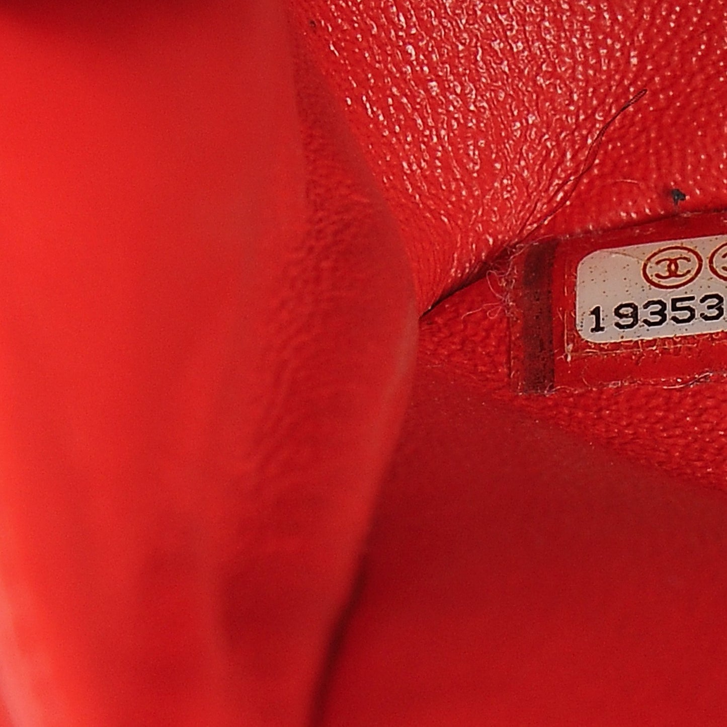 Jersey Quilted Medium Double Flap Red