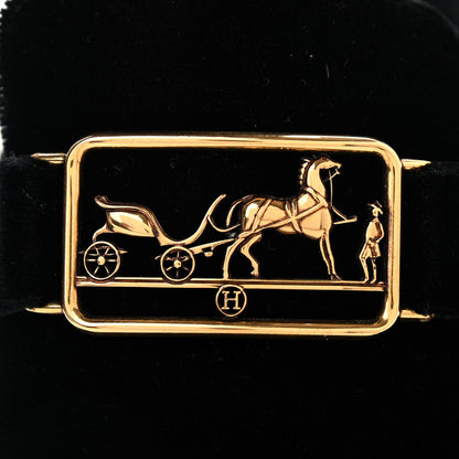 Hermes Velvet Vincennes Mules 37 Black 6 of 10