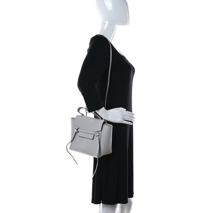 Celine Grained Calfskin Nano Belt Bag Grey 2 of 10