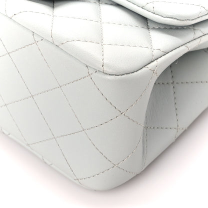 Chanel Lambskin Quilted Mini Sweet Camellia Flap Light Blue 11 of 11
