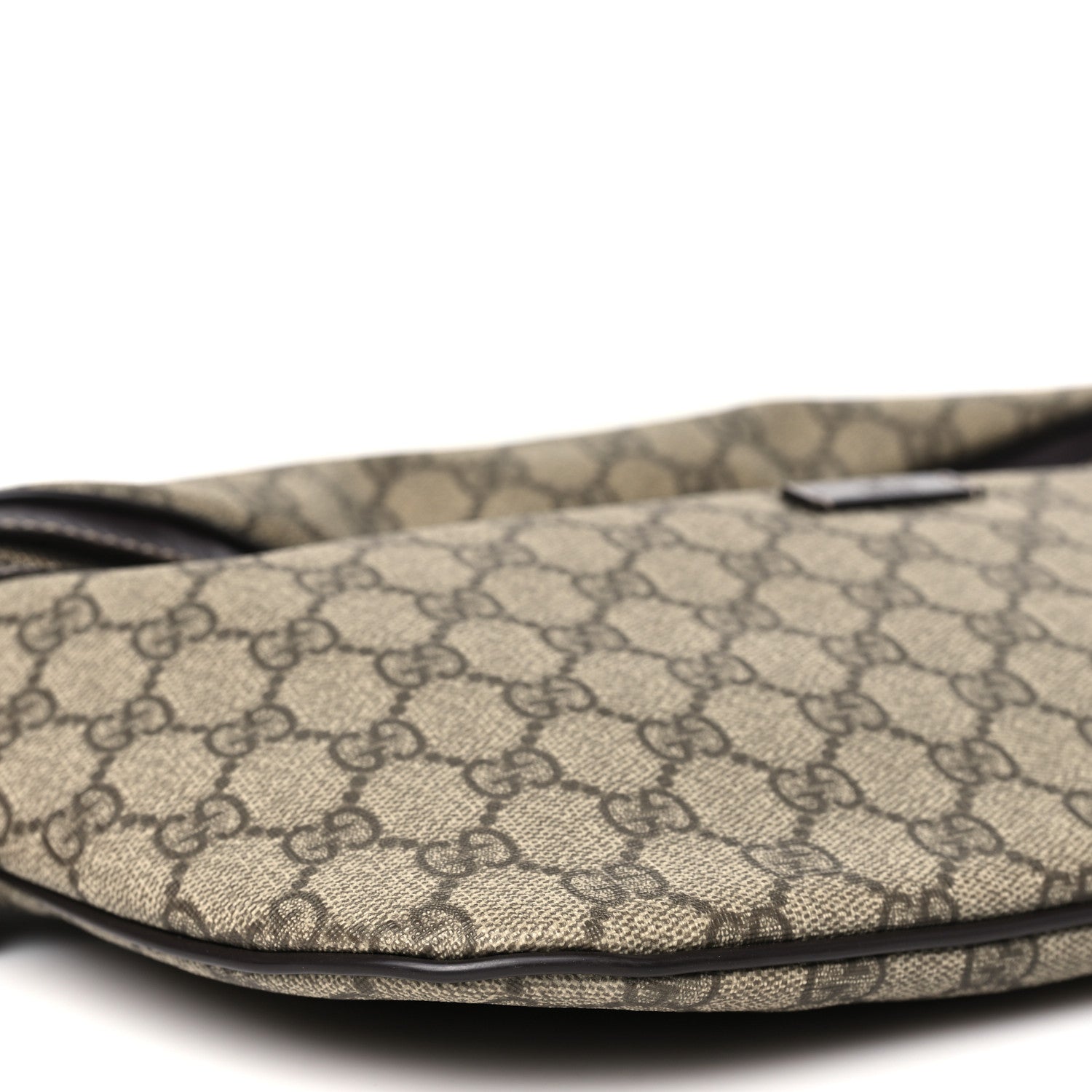 Gucci GG Supreme Monogram Belt Bag Dark Brown 9 of 10