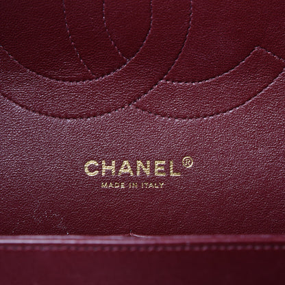 Chanel Lambskin Quilted Jumbo Double Flap Burgundy 5 of 16