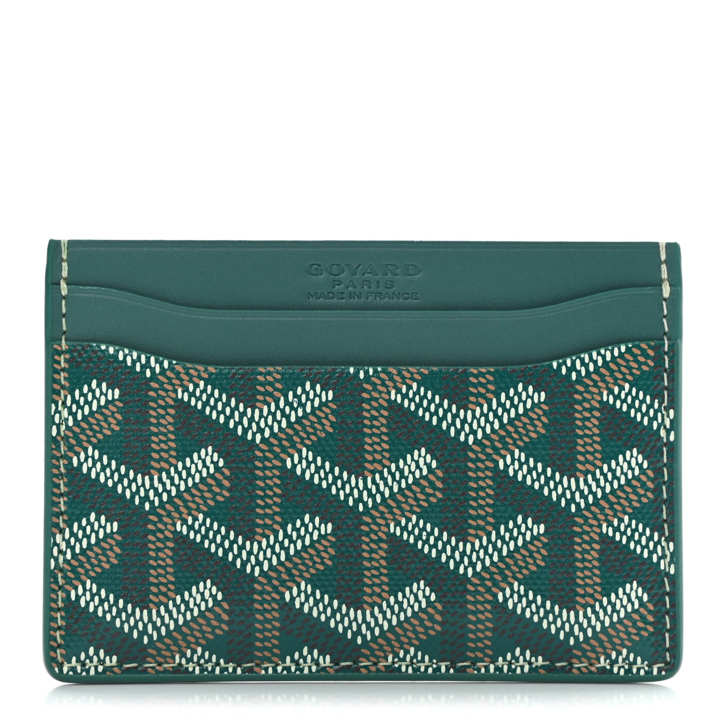 Goyardine Saint Sulpice Card Holder Green