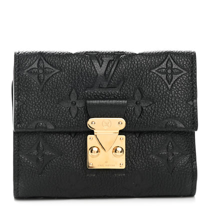 Louis Vuitton Empreinte Metis Compact Wallet Black 1 of 7