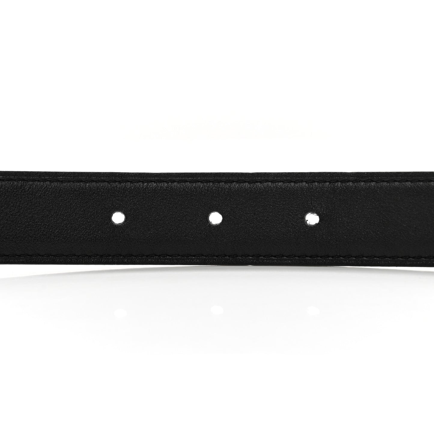 Swift Epsom 24mm Mini Constance H Belt 80 32 Black Etoupe