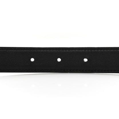 Hermes Swift Epsom 24mm Mini Constance H Belt 80 32 Black Etoupe 4 of 8